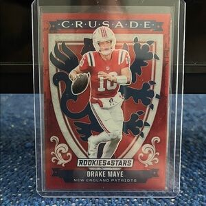 💎’25 Rookies & Stars Drake Maye Crusade #’d 35/99 💎